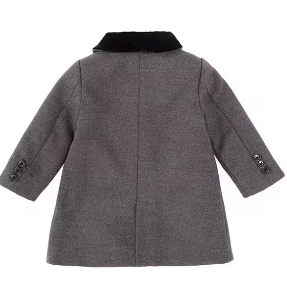 Edgehill Collection Boys Long Sleeve Button Front Dress Coat - Picture 2 of 12